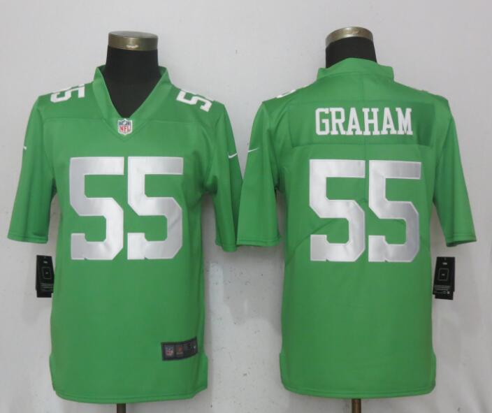 Men Philadelphia Eagles #55 Graham Wentz Green Vapor Untouchable Nike Limited NFL Jerseys->philadelphia eagles->NFL Jersey